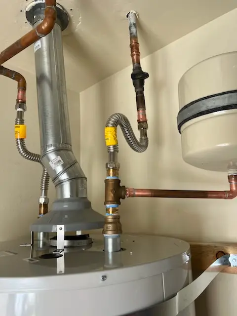 Water heater installation and plumbing repair in Mendota